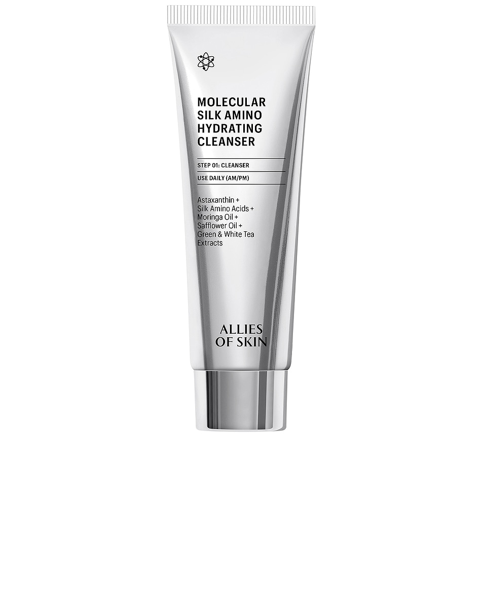 Image 1 of Allies of Skin Molecular Silk Amino Hydrating Cleanser 30ml in 