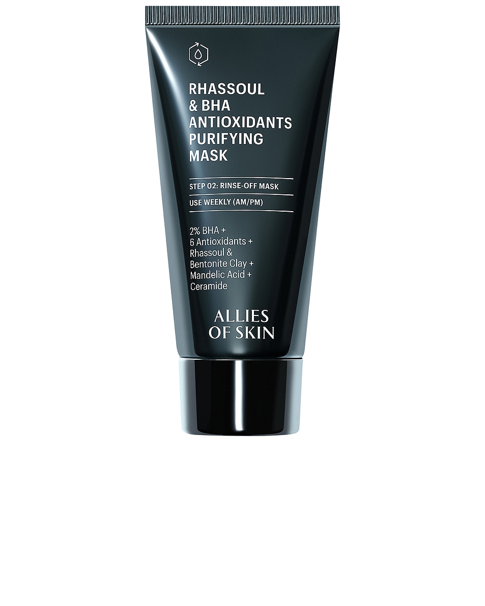 Image 1 of Allies of Skin Rhassoul & BHA Antioxidants Purifying Mask in 