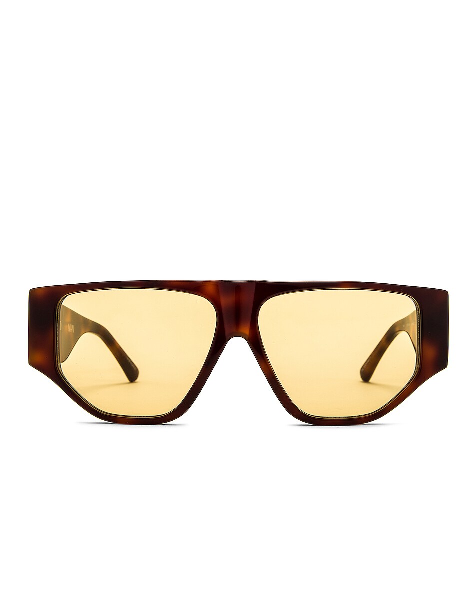 Image 1 of THE ATTICO Ivan Sunglasses in Tortoise & Gold