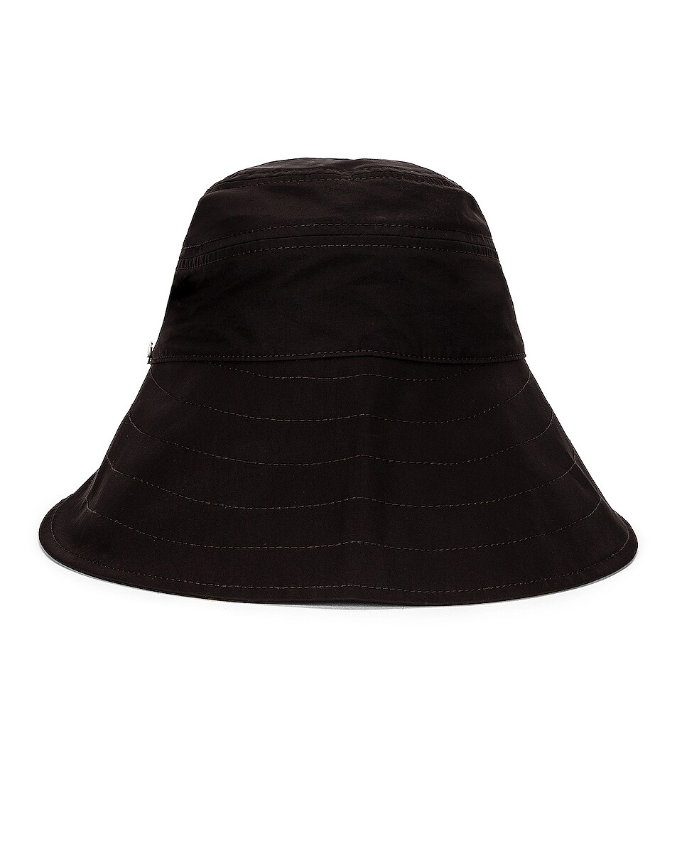 Image 1 of THE ATTICO Bucket Hat in Black