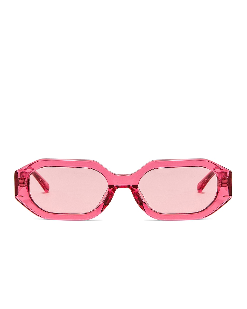 Image 1 of THE ATTICO Irene Sunglasses in Strawberry & Pink