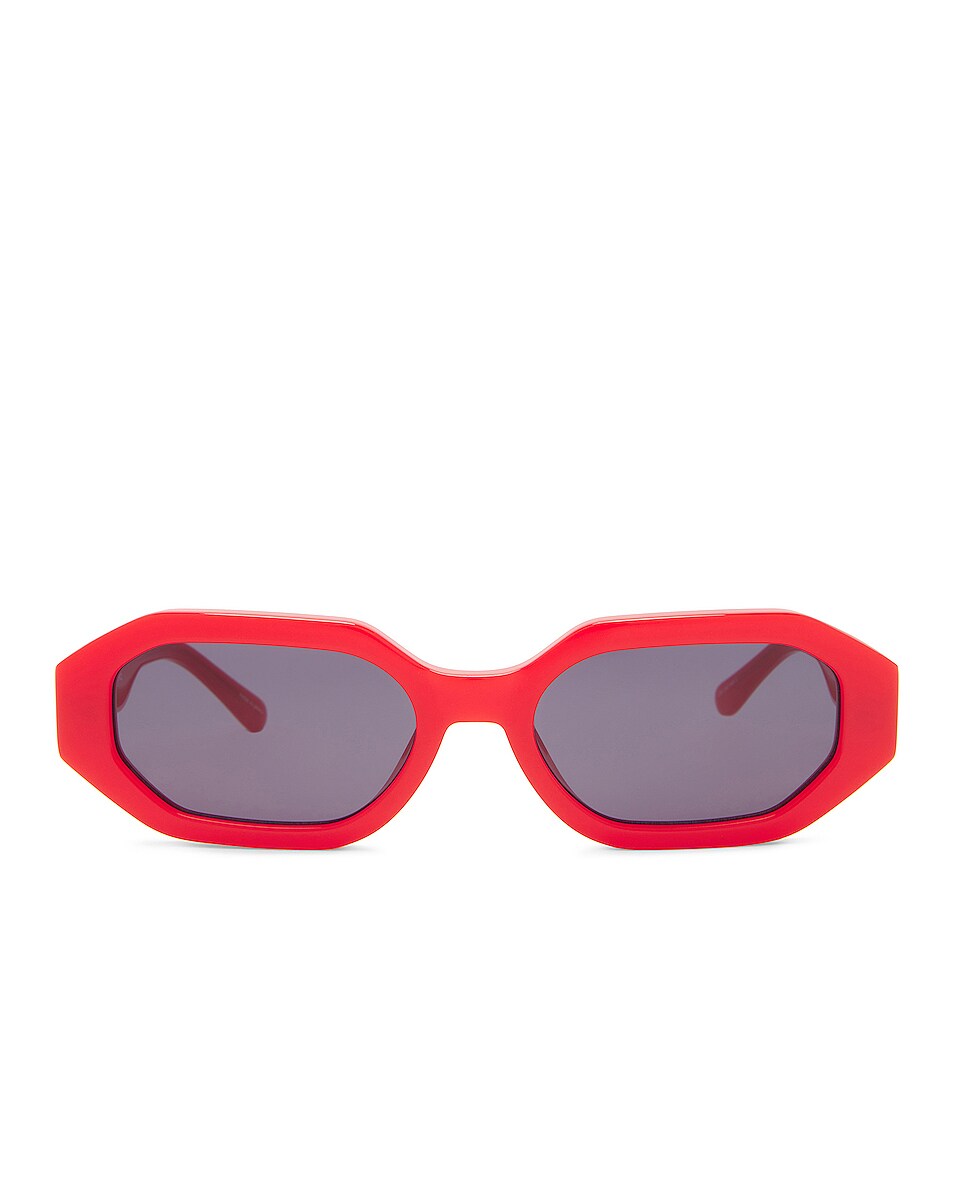 Image 1 of THE ATTICO Irene Sunglasses in Red & Navy