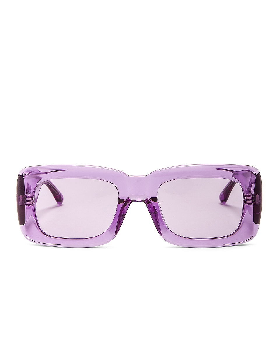 Image 1 of THE ATTICO Marfa Sunglasses in Purple