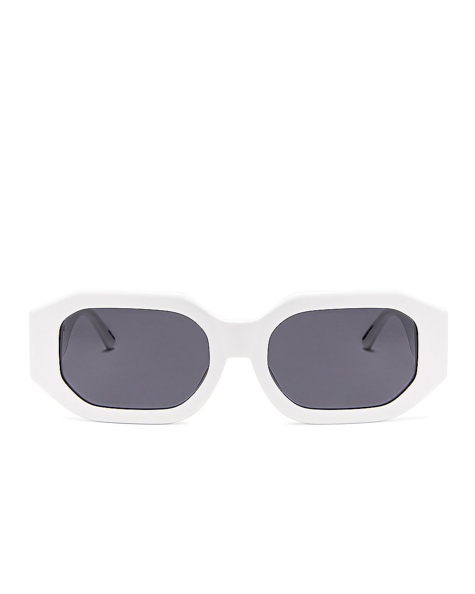 Image 1 of THE ATTICO Blake Sunglasses In White in White