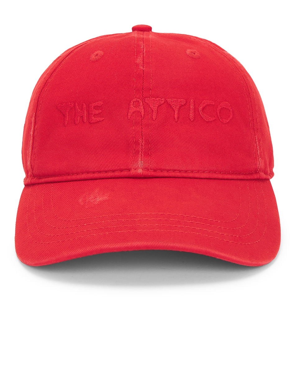 Image 1 of THE ATTICO Cap in Red