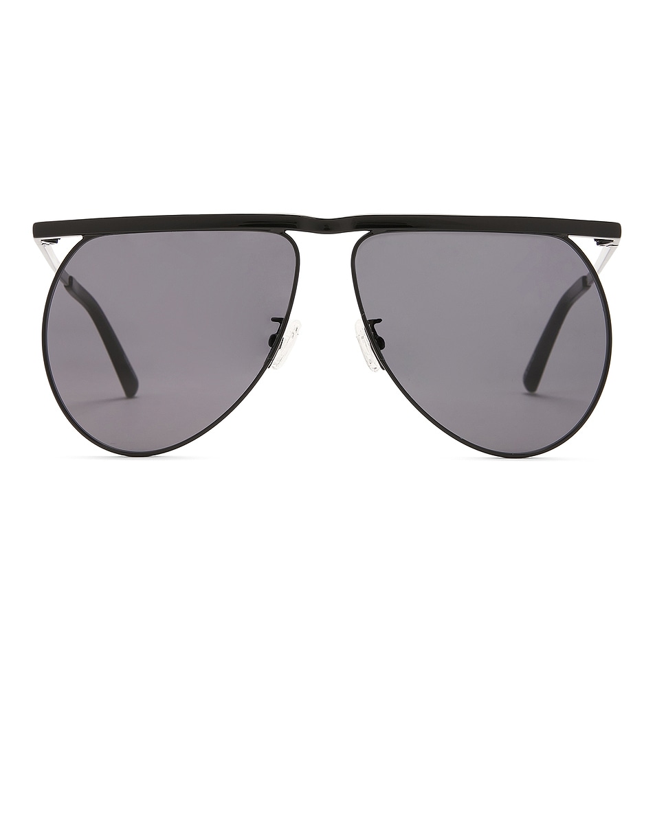 Image 1 of THE ATTICO Mina Sunglasses in Black & Grey