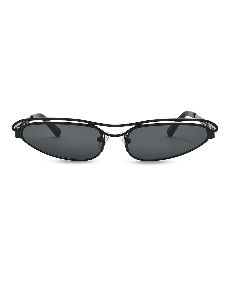 Image 1 of THE ATTICO Norma Sunglasses in Black & Grey