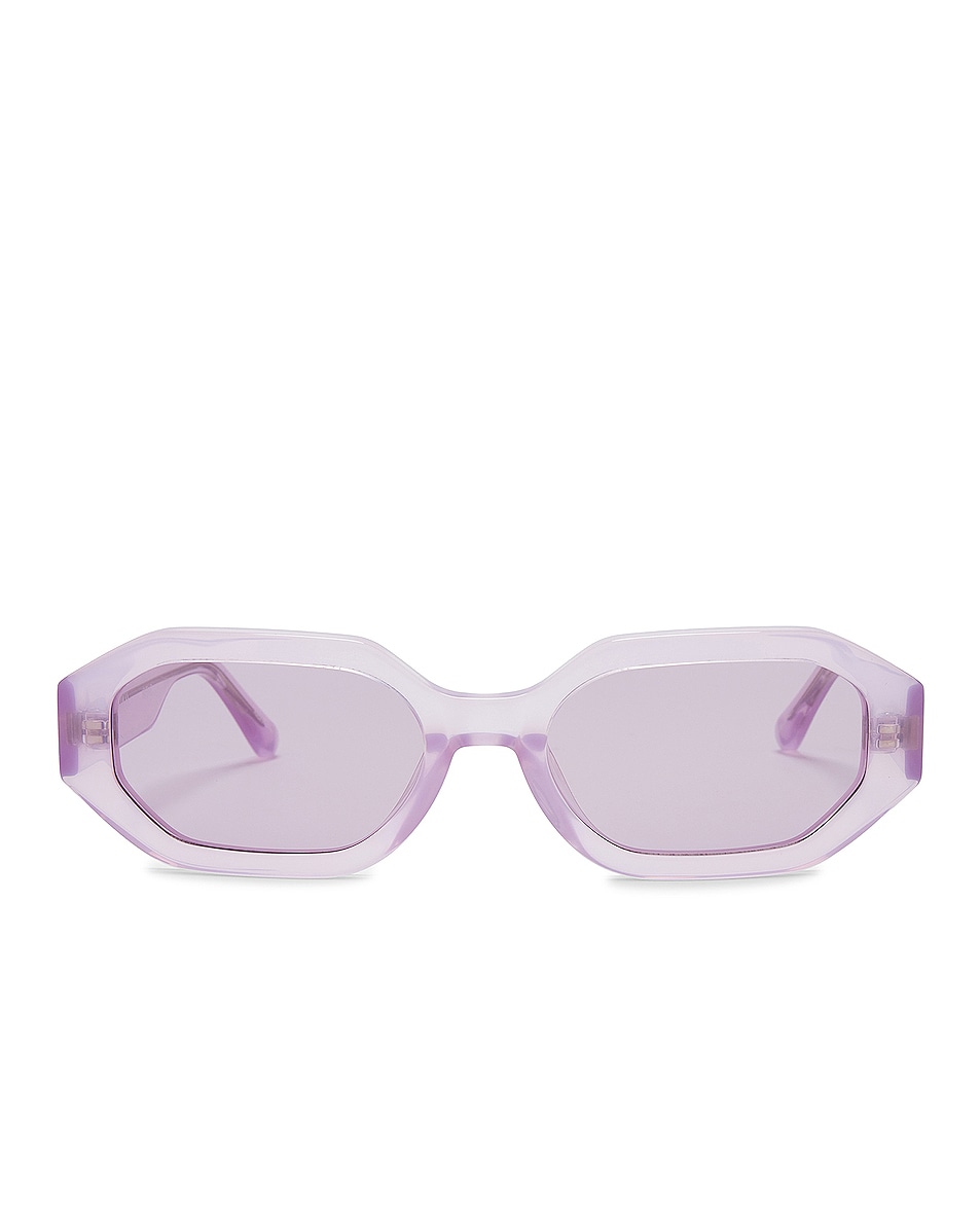 Image 1 of THE ATTICO Irene Sunglasses in Pink & Silver