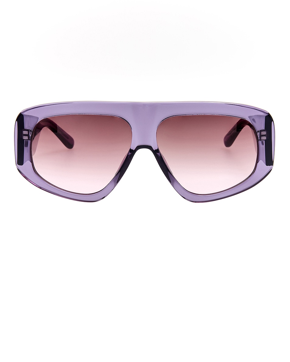 Image 1 of THE ATTICO Milano Sunglasses in Purple & Silver