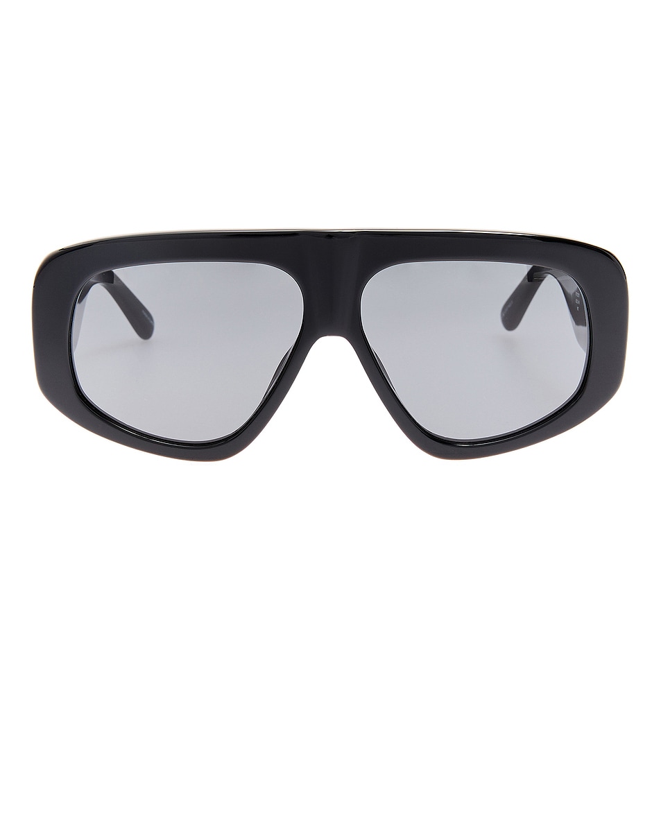 Image 1 of THE ATTICO Milano Sunglasses in Black, Silver, & Grey