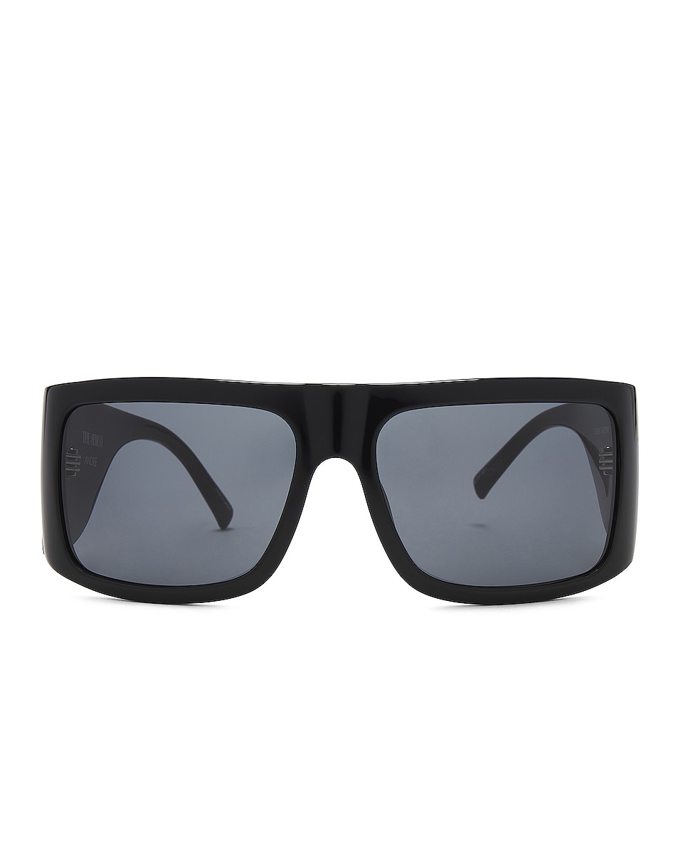 Image 1 of THE ATTICO Andre Sunglasses in Black, Silver, & Grey