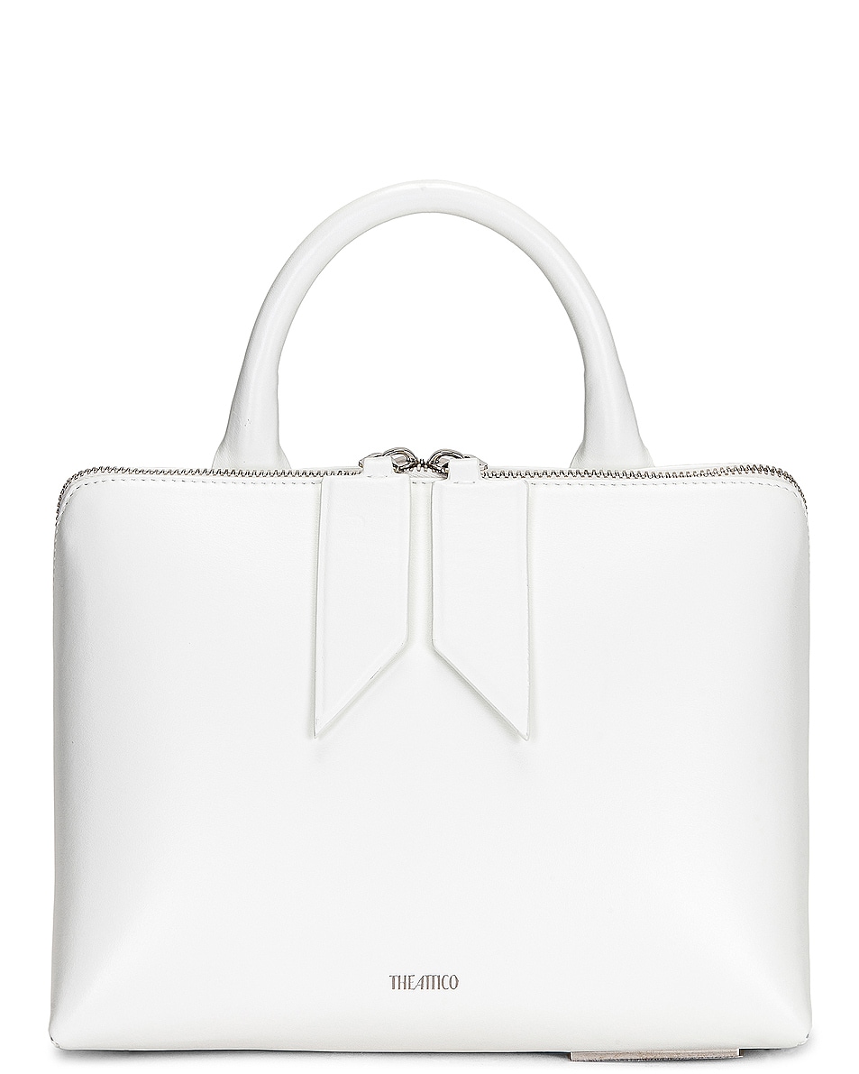 Image 1 of THE ATTICO Monday Top Handle Bag in White