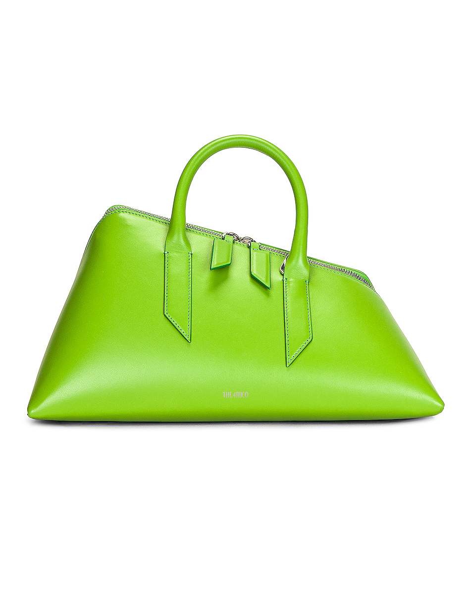 Image 1 of THE ATTICO 24H Top Handle Bag in Apple Green