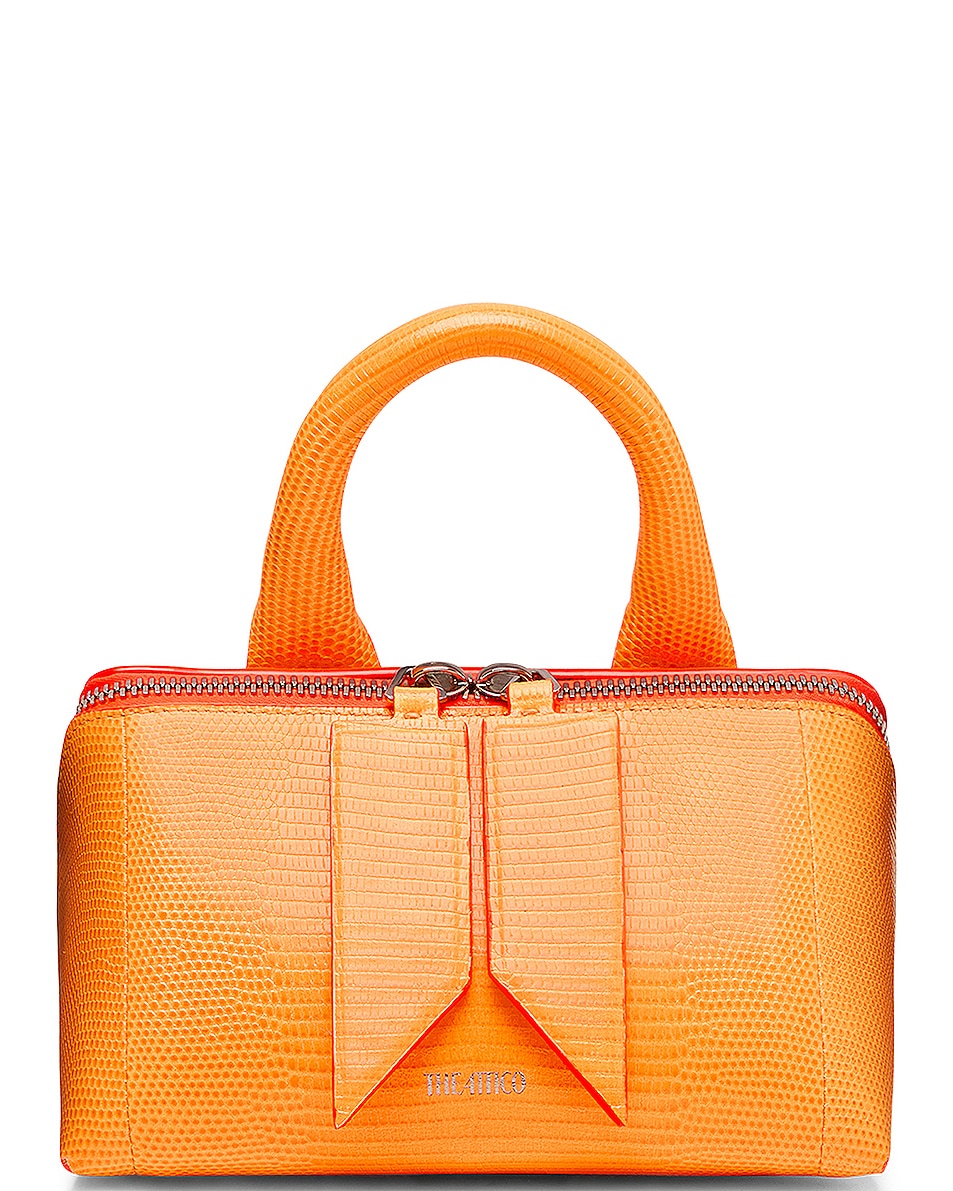Image 1 of THE ATTICO Friday Crossbody Bag in Neon Orange