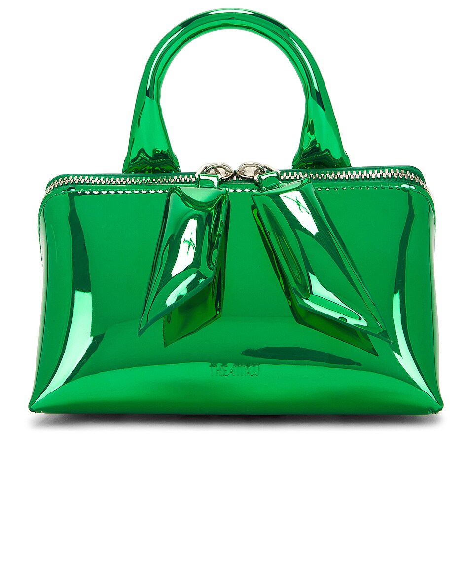 Image 1 of THE ATTICO Friday Crossbody Bag in Emerald