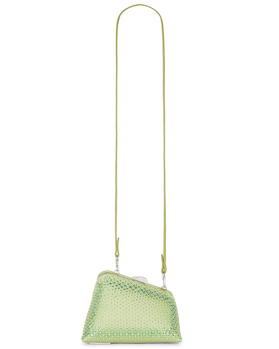 Image 1 of THE ATTICO Midnight Clutch in Lime