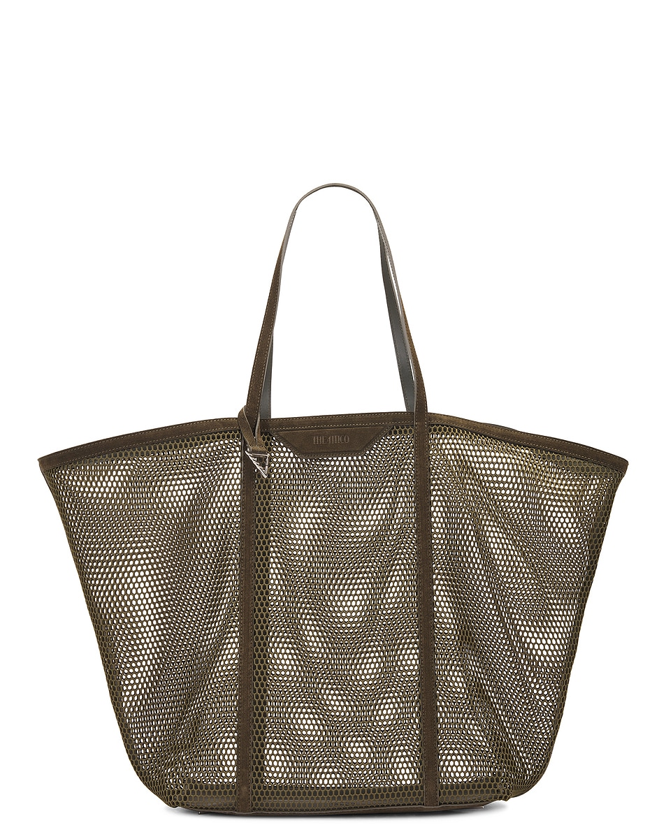 Image 1 of THE ATTICO Top Handle Bag in Military Green