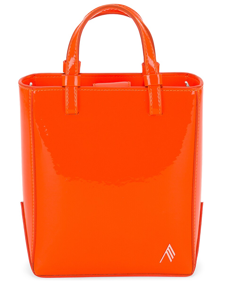 Image 1 of THE ATTICO Mini Shopping Bag in Orange Fluo