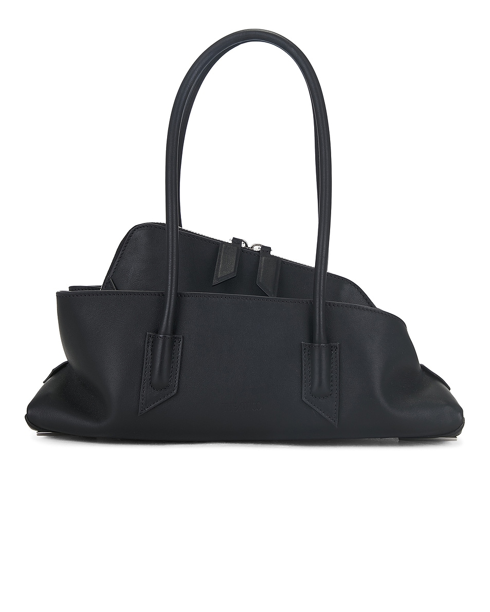 Image 1 of THE ATTICO La Passeggiata Small Top Handle Bag in Black