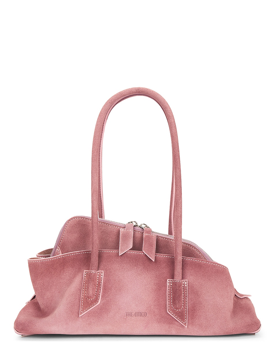 Image 1 of THE ATTICO La Passeggiata Small Top Handle Bag in Rose