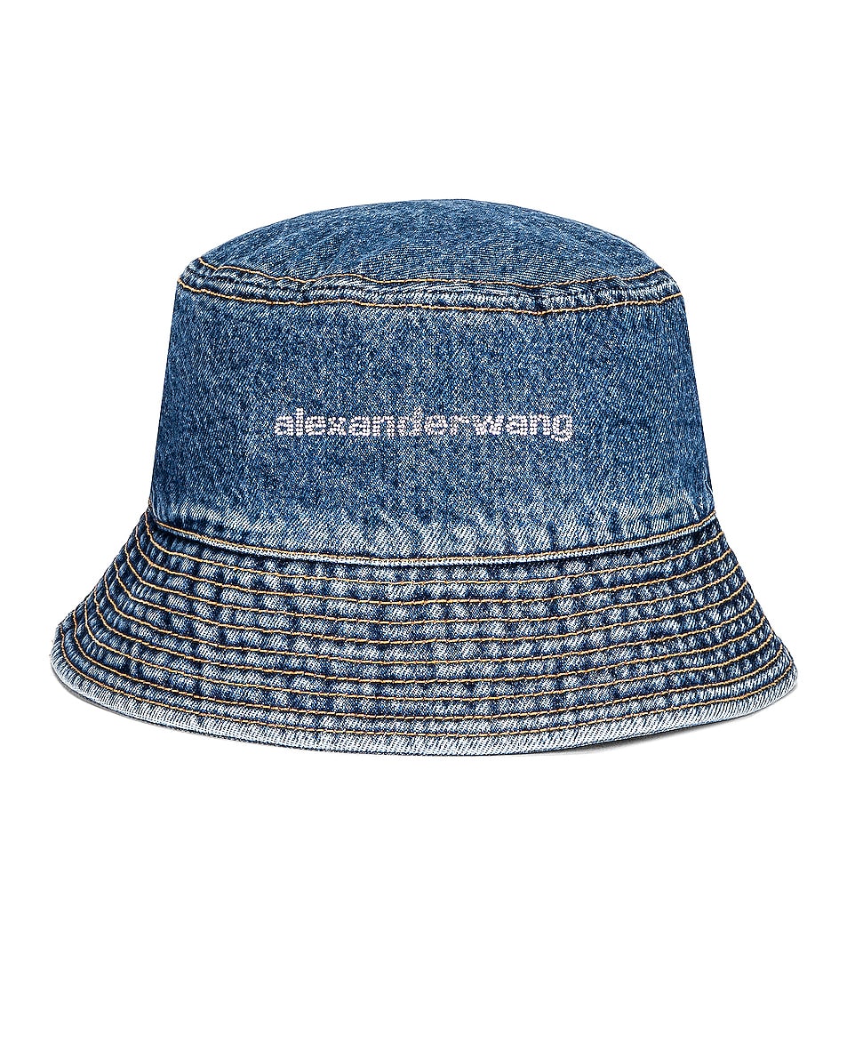 Alexander Wang Bucket Hat in Deep Blue | FWRD