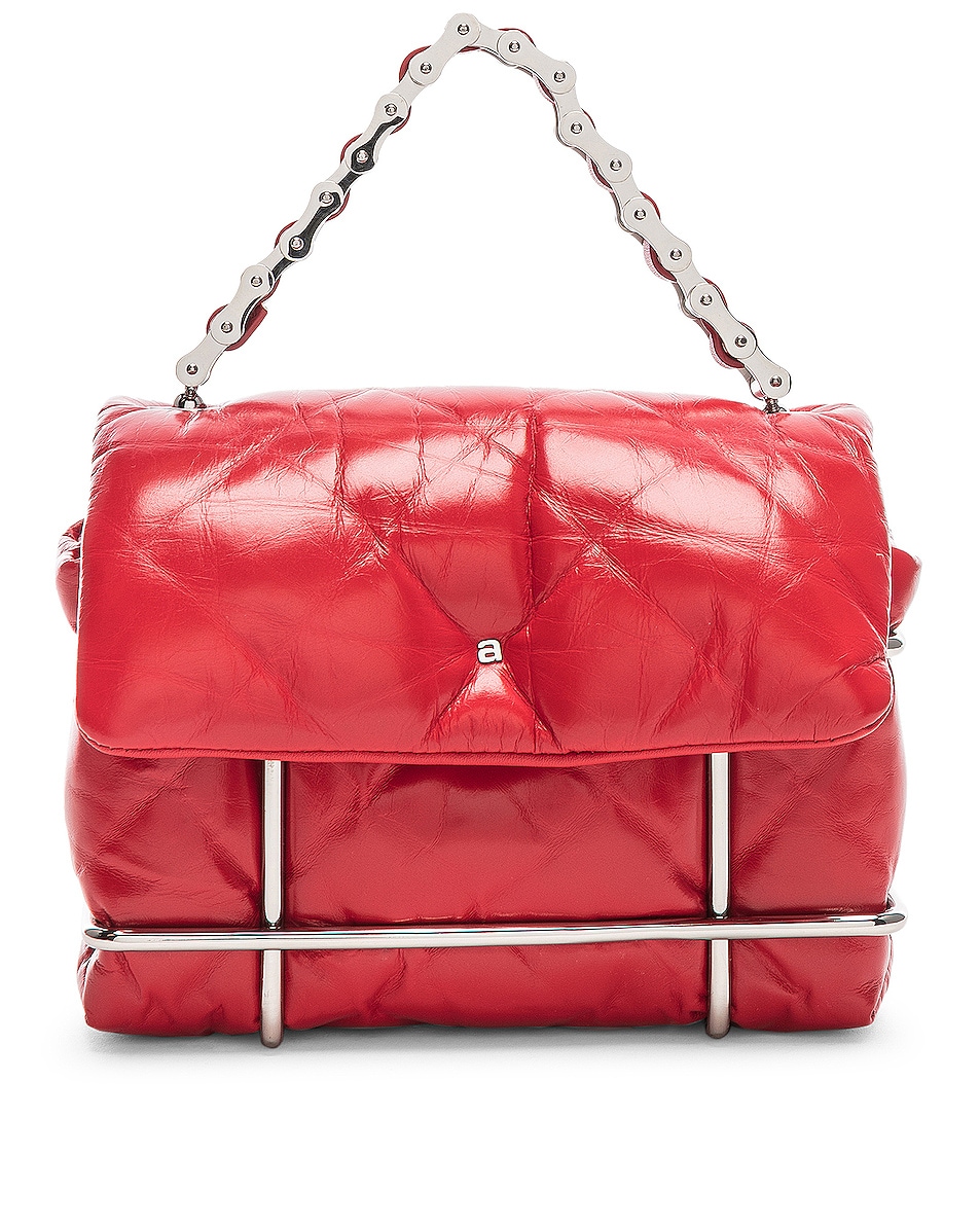 Image 1 of Alexander Wang Halo Quilted Bag in Red