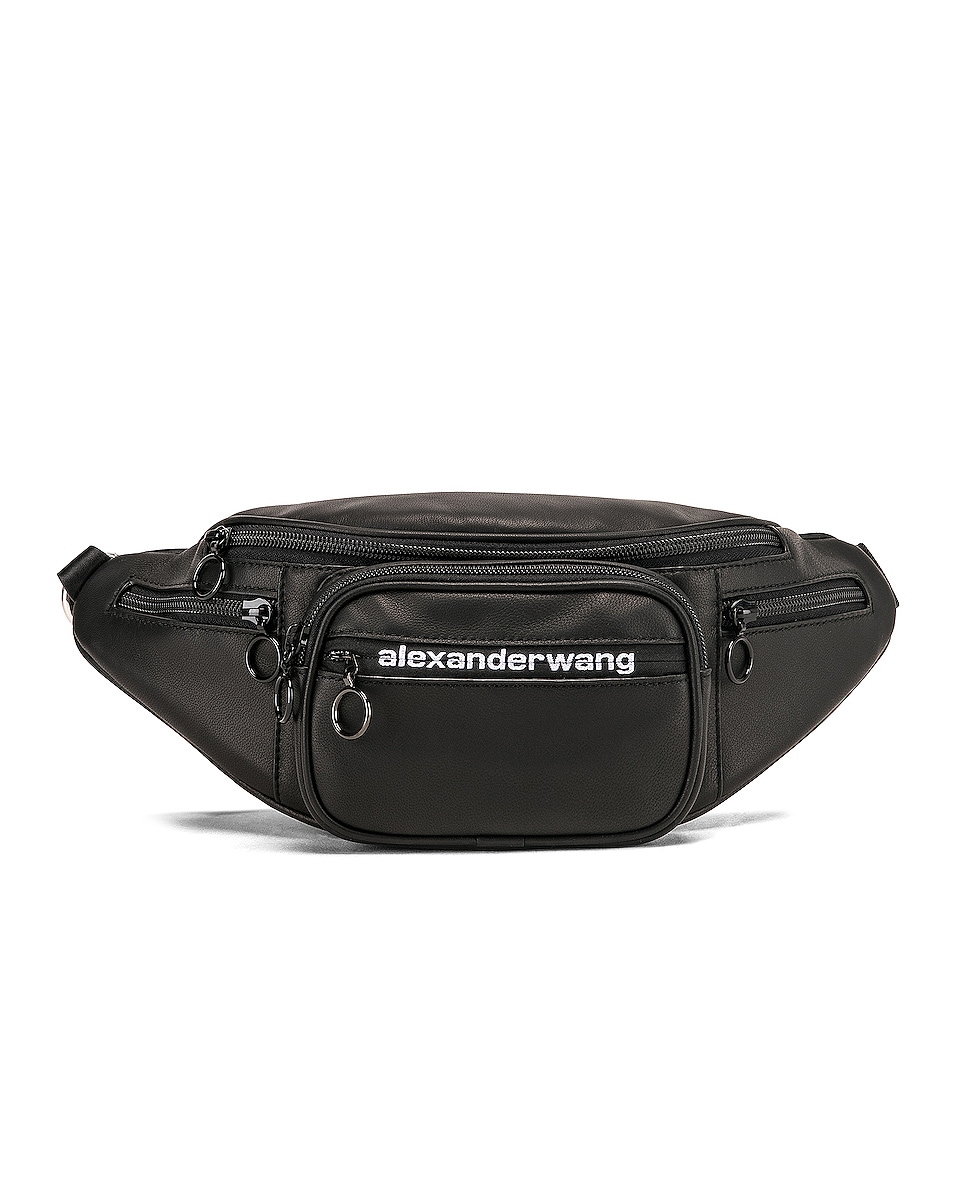 Image 1 of Alexander Wang Attica Soft Fanny Pack in Black