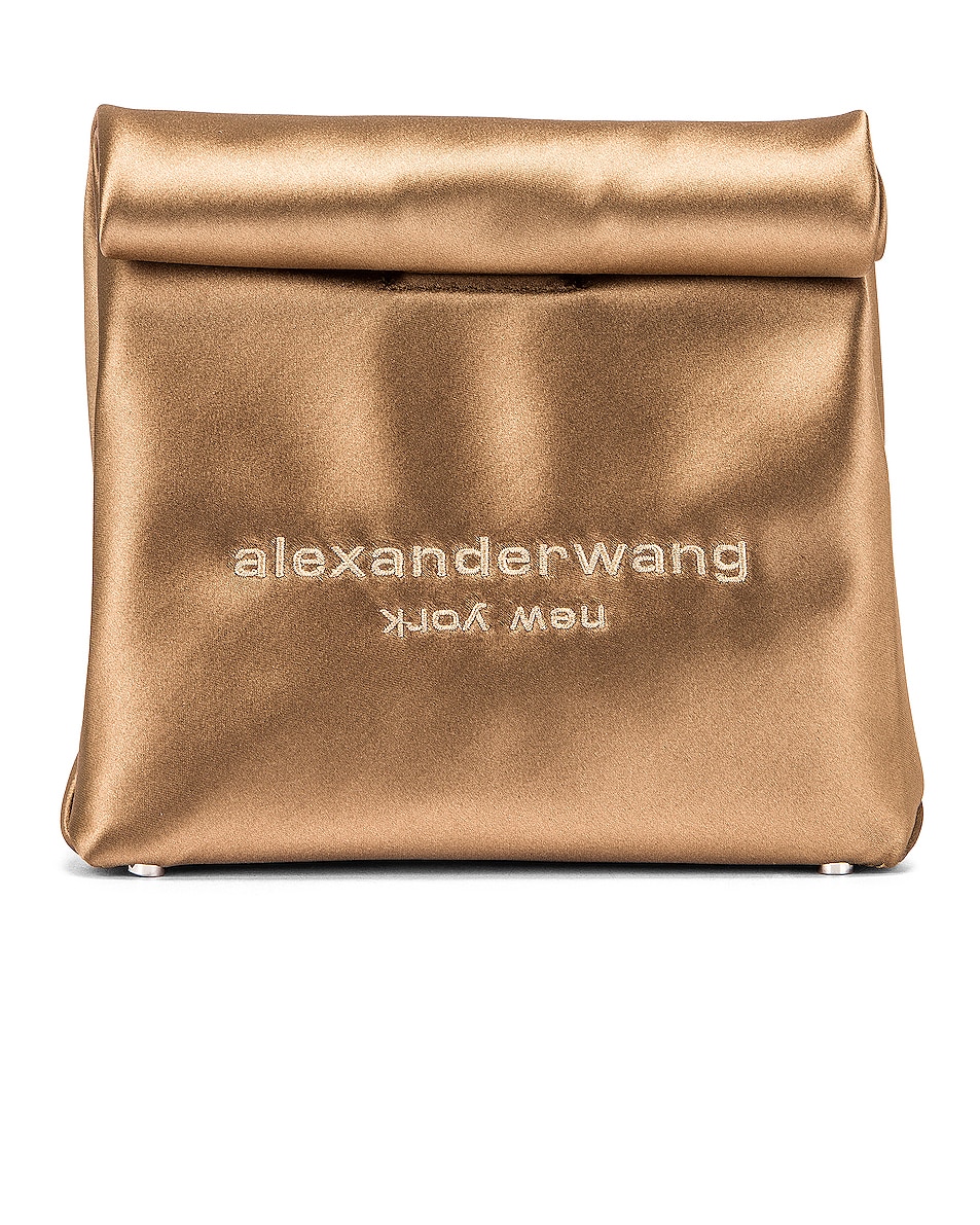 ALEXANDER WANG ALEXANDER WANG LUNCH BAG CLUTCH IN WALNUT,AWAN-WY399
