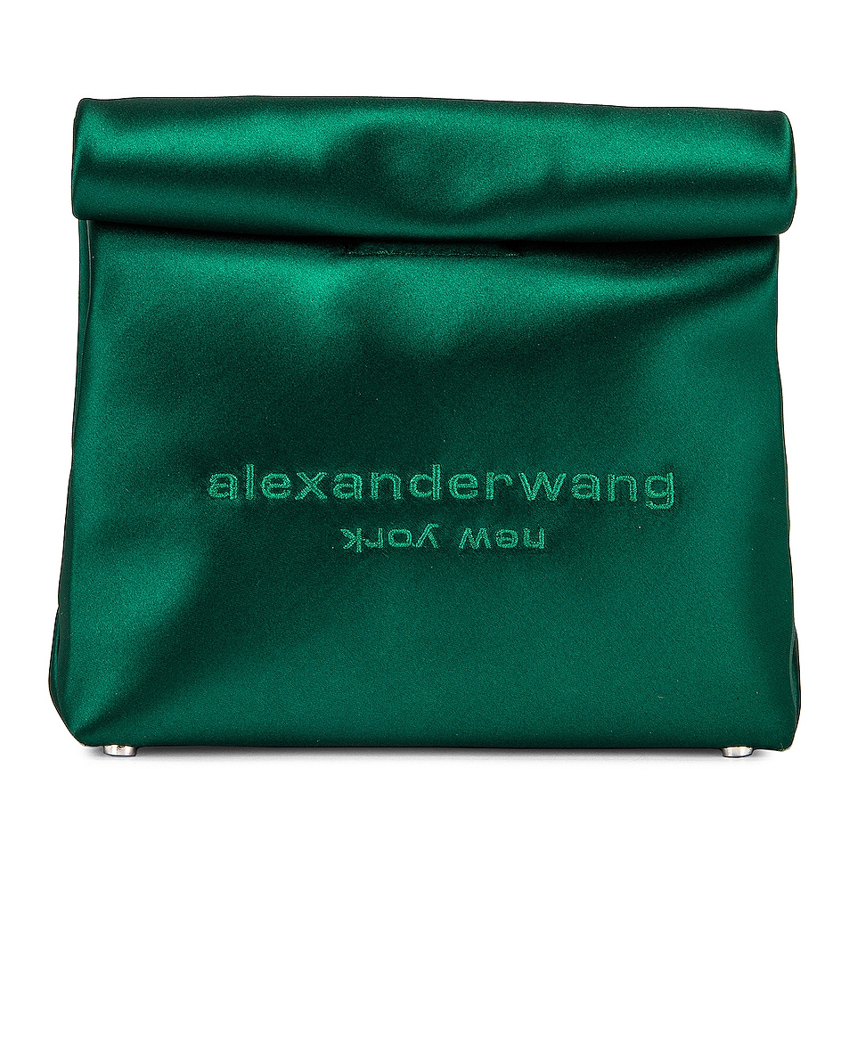 Image 1 of Alexander Wang Lunch Bag Clutch in Emerald