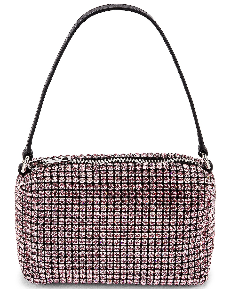 Image 1 of Alexander Wang Heiress Medium Pouch Bag in Prism Pink