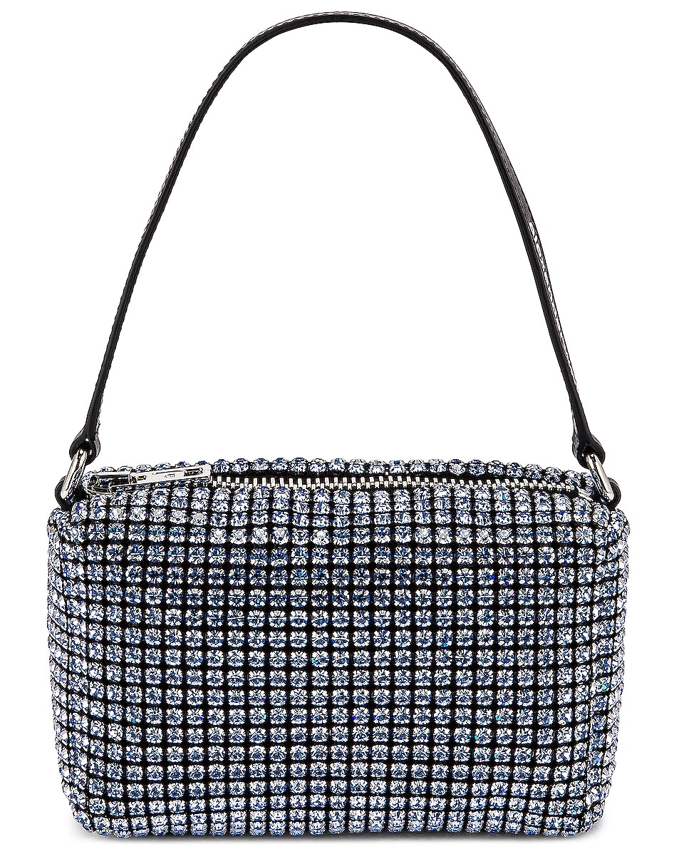 Image 1 of Alexander Wang Heiress Medium Pouch Bag in Baby Blue