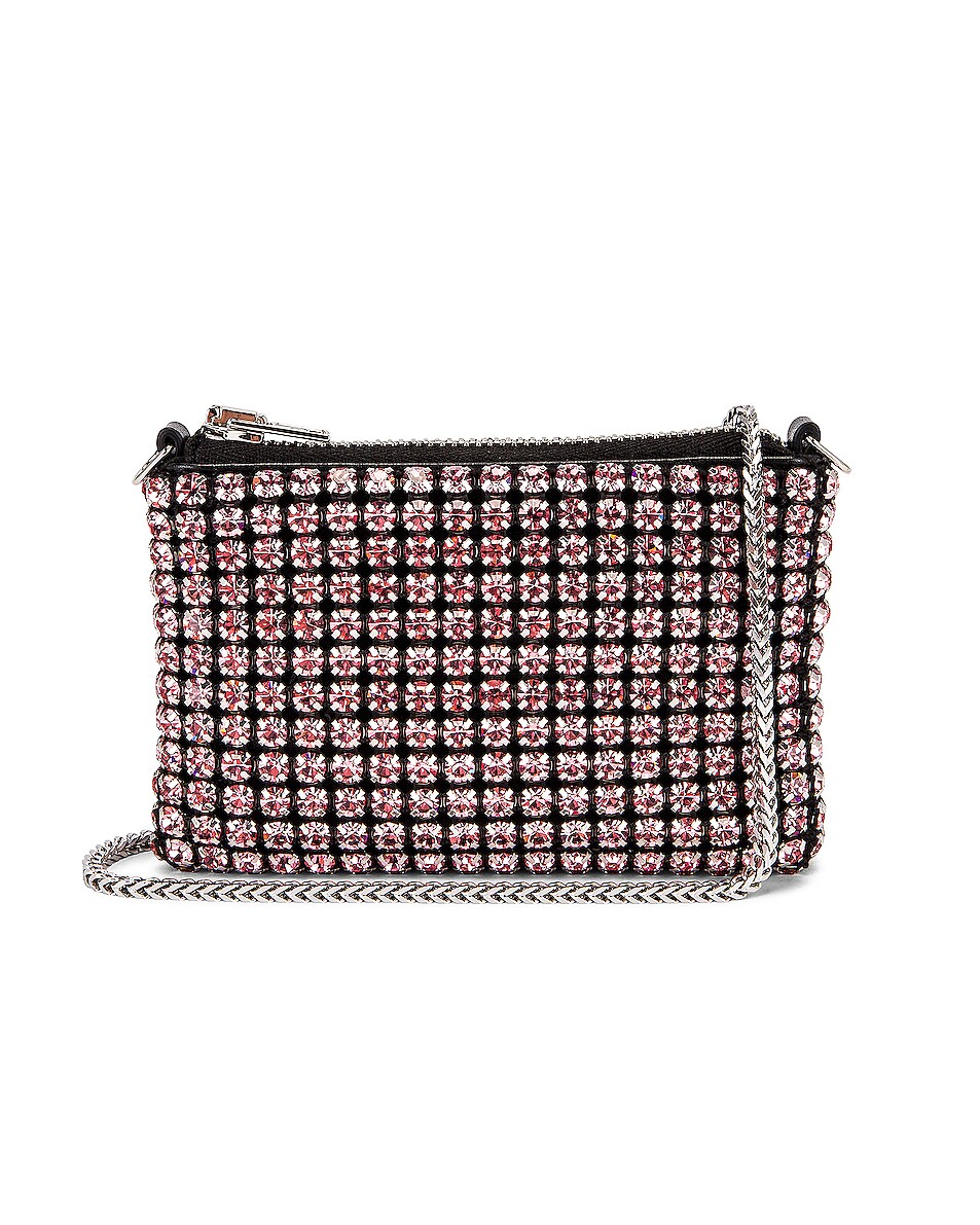 Image 1 of Alexander Wang Heiress Nano Pouch Bag in Prism Pink