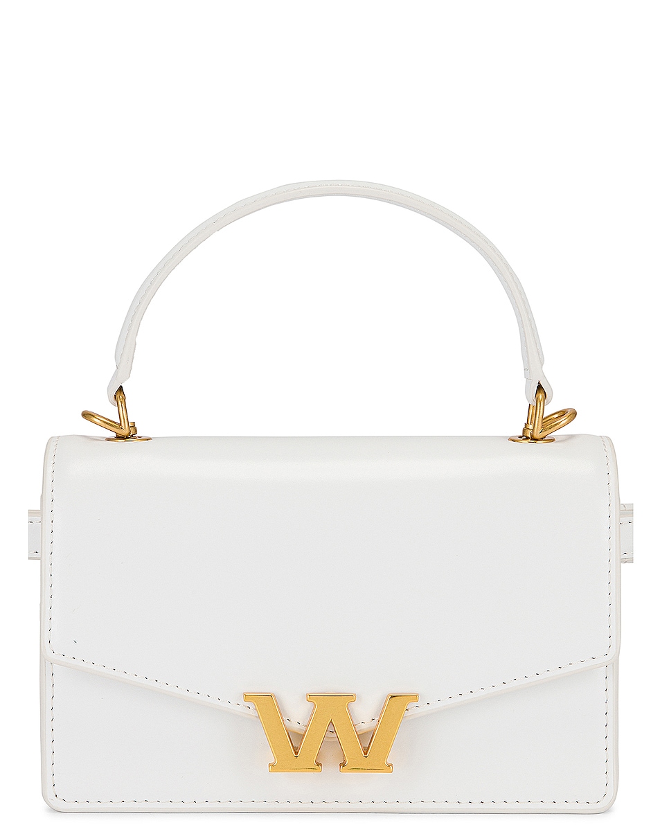Image 1 of Alexander Wang W Legacy Mini Satchel Belt Bag in White