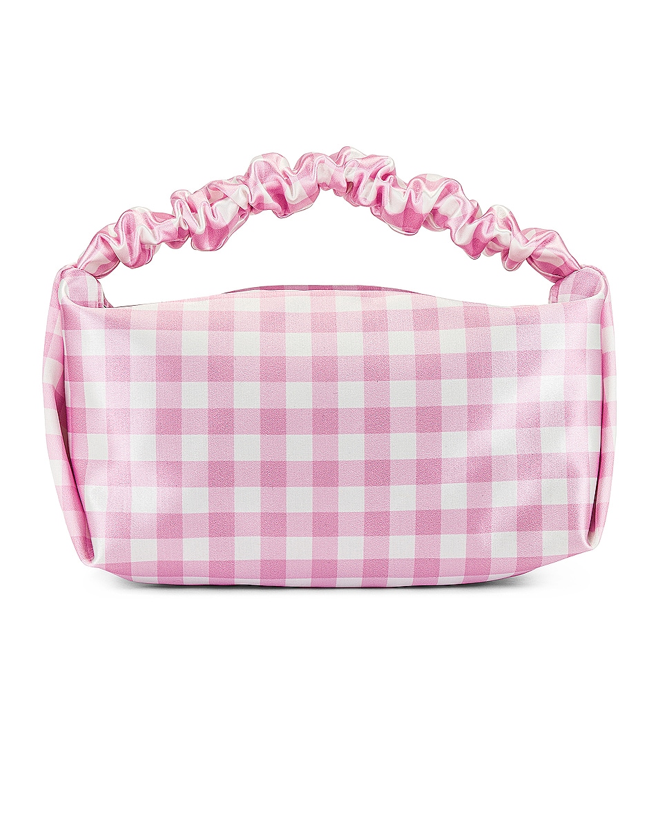 Image 1 of Alexander Wang Scrunchie Mini Bag in Cradle Pink & White