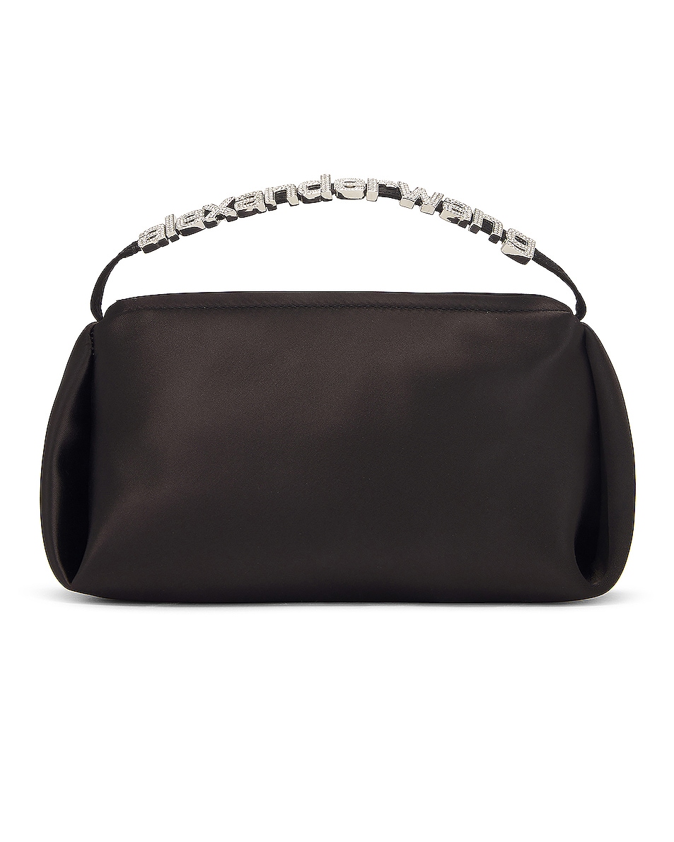 Image 1 of Alexander Wang Marquess Micro Crystal Charm Bag in Black