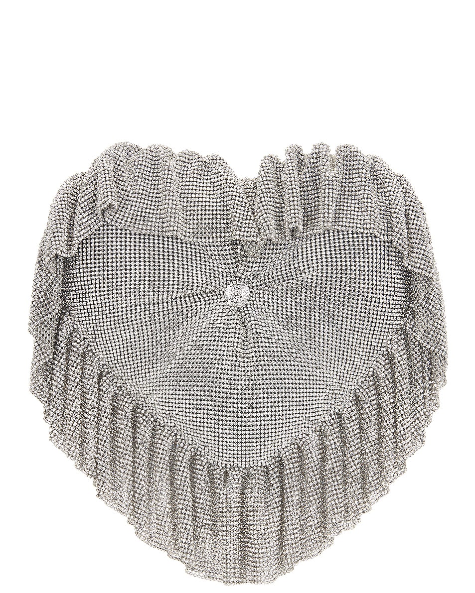 Image 1 of Alexander Wang Heart Pillow Clutch in White