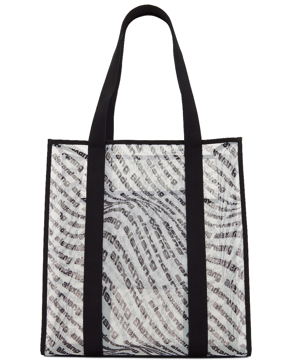 Image 1 of Alexander Wang the Freeze Large Tote in White & Black