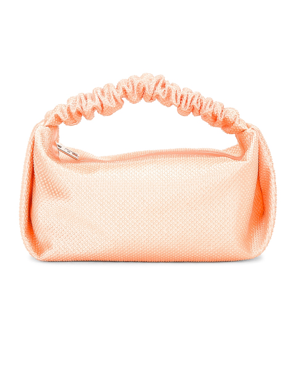 Image 1 of Alexander Wang Mini Scrunchie Bag in Faded Neon Orange