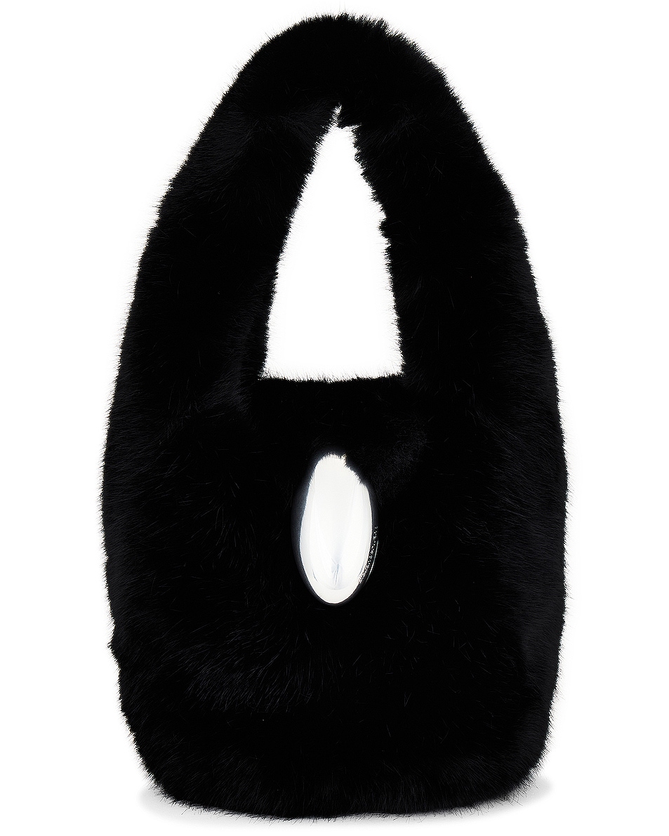 Image 1 of Alexander Wang Medium Slouchy Dome Hobo Bag in Black