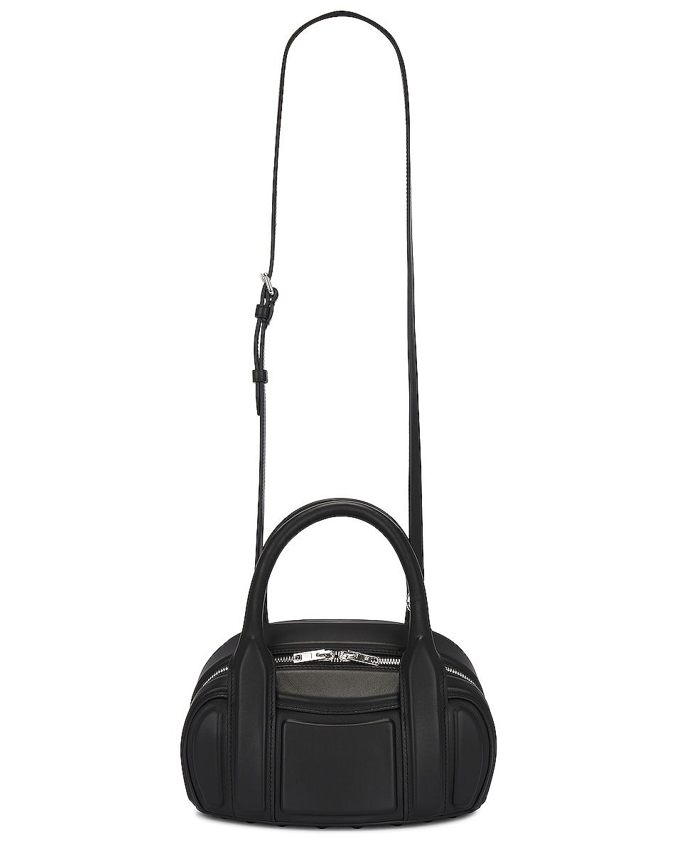 Image 1 of Alexander Wang Roc Small Top Handle With Shoulder Strap in Black
