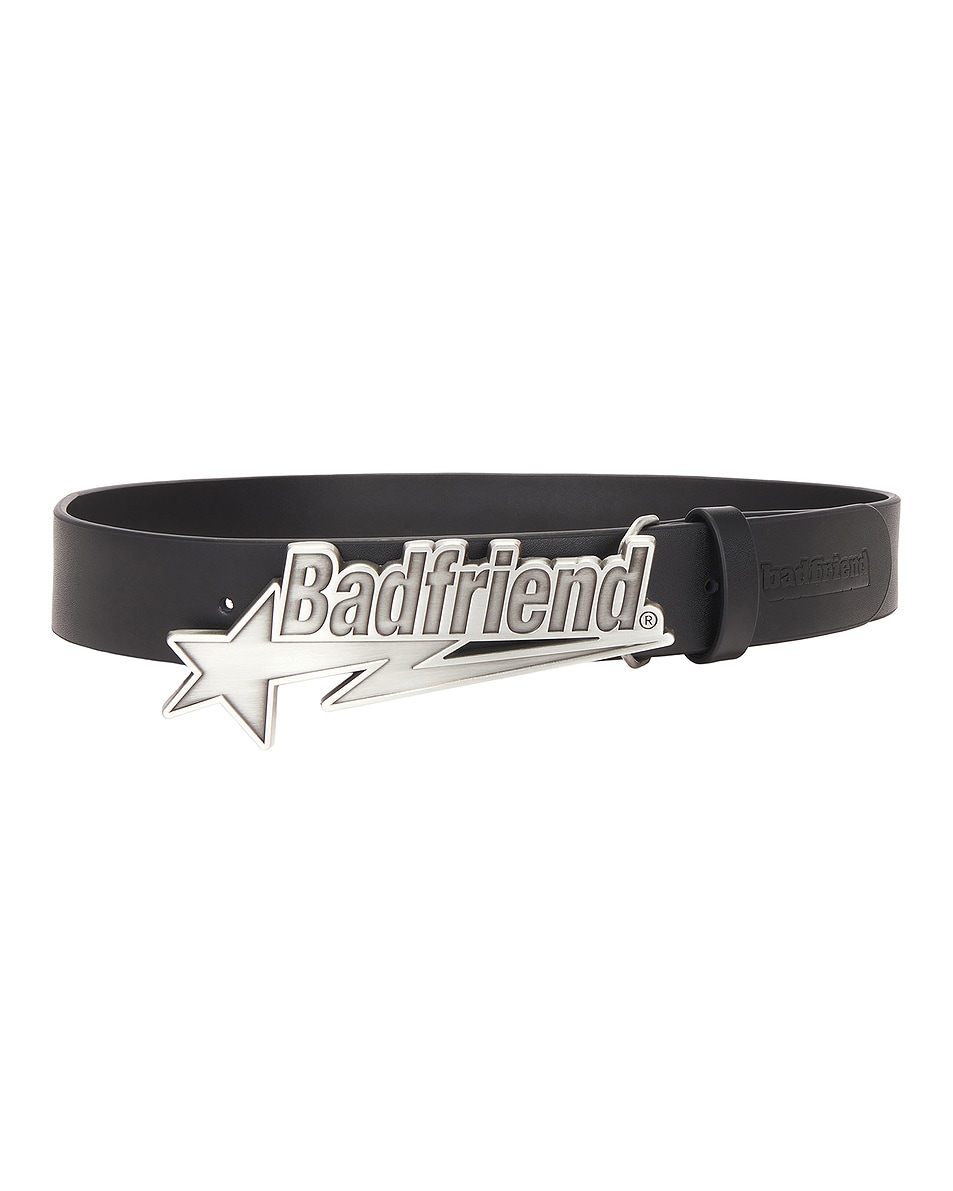 Image 1 of Badfriend Star Logo Belt in Black