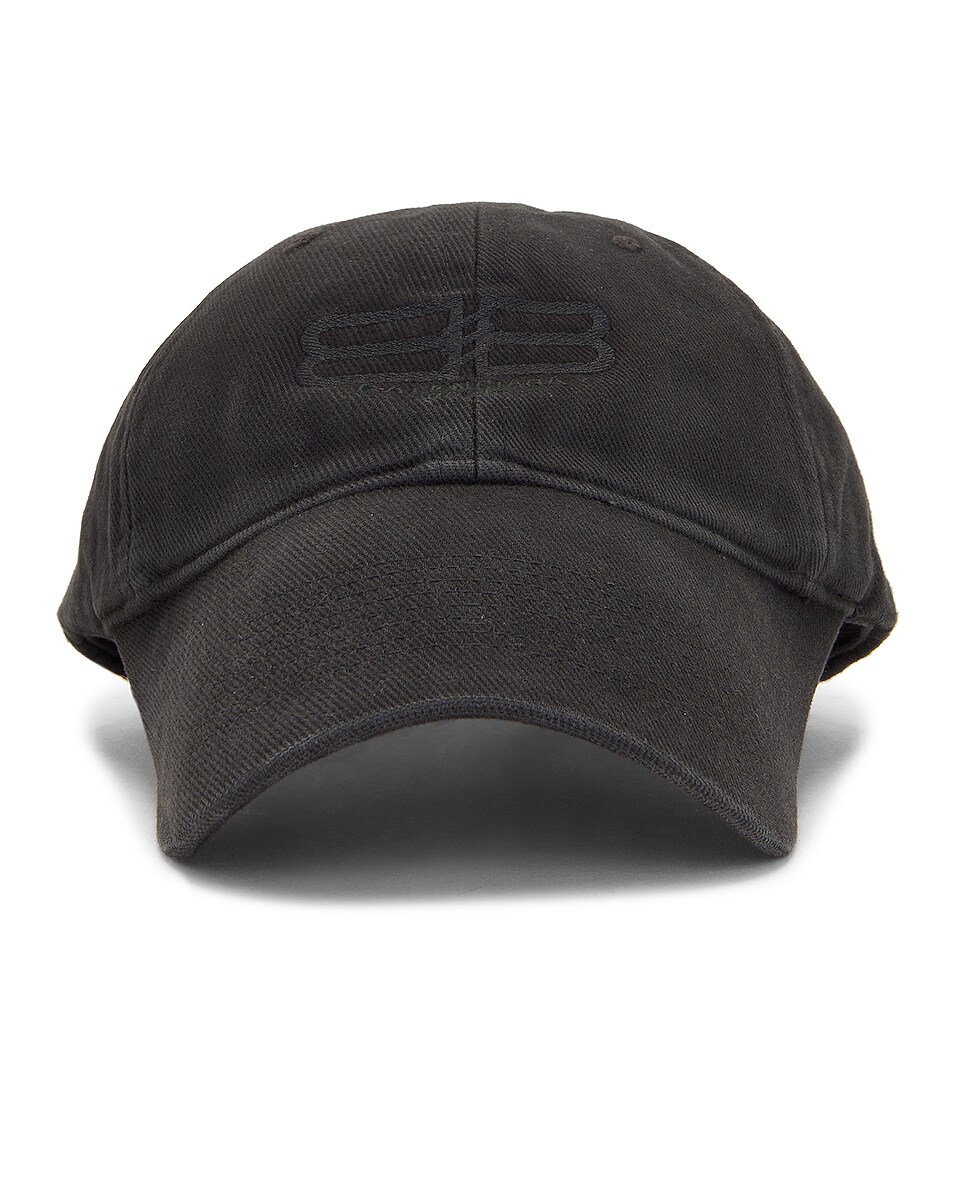 Image 1 of Balenciaga License BB Paris Hat in Black