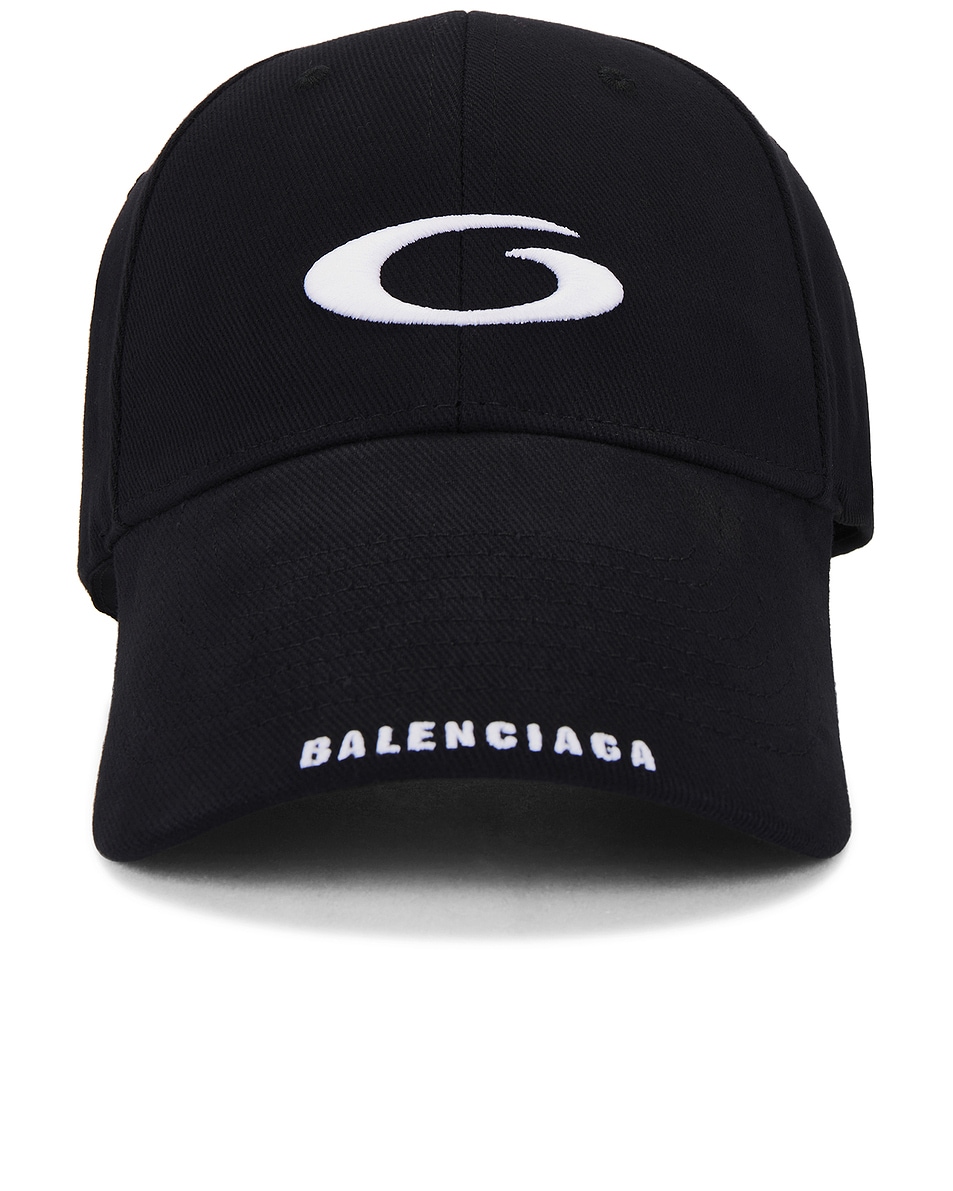 Image 1 of Balenciaga New Sporty Cap in Black & White