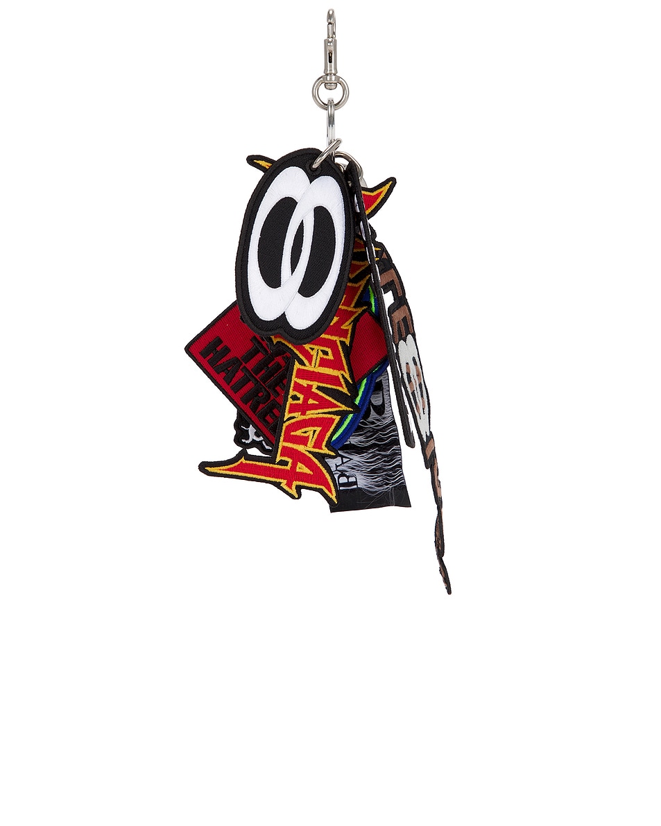 Image 1 of Balenciaga Keyring Patches in Multicolour