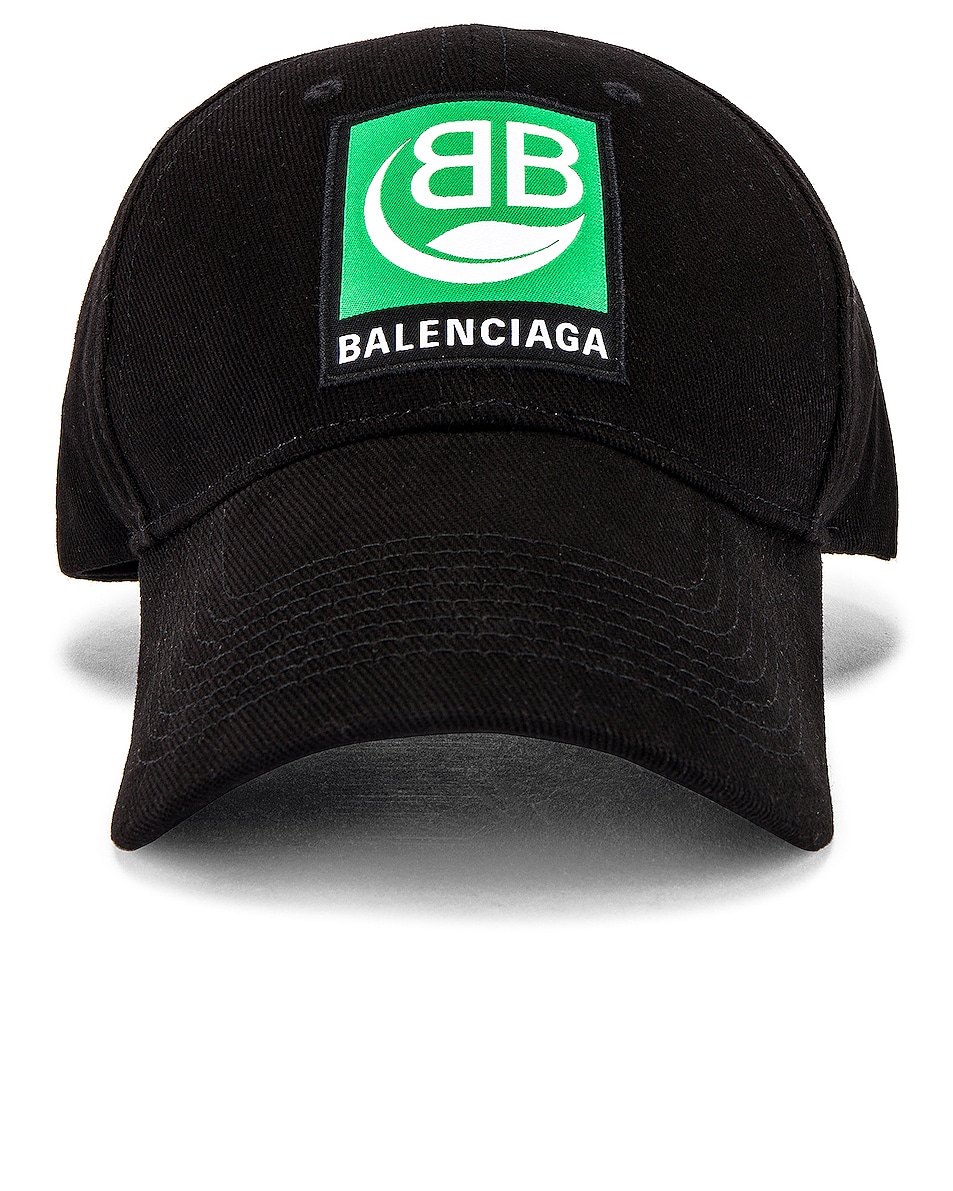 Image 1 of Balenciaga Bal Bio Cap in Black
