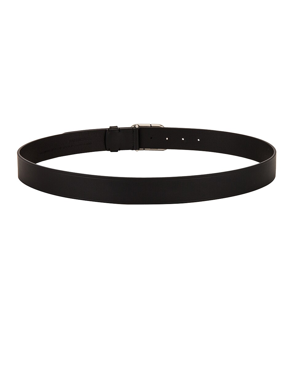 Image 2 of Balenciaga BB Large Belt in Black