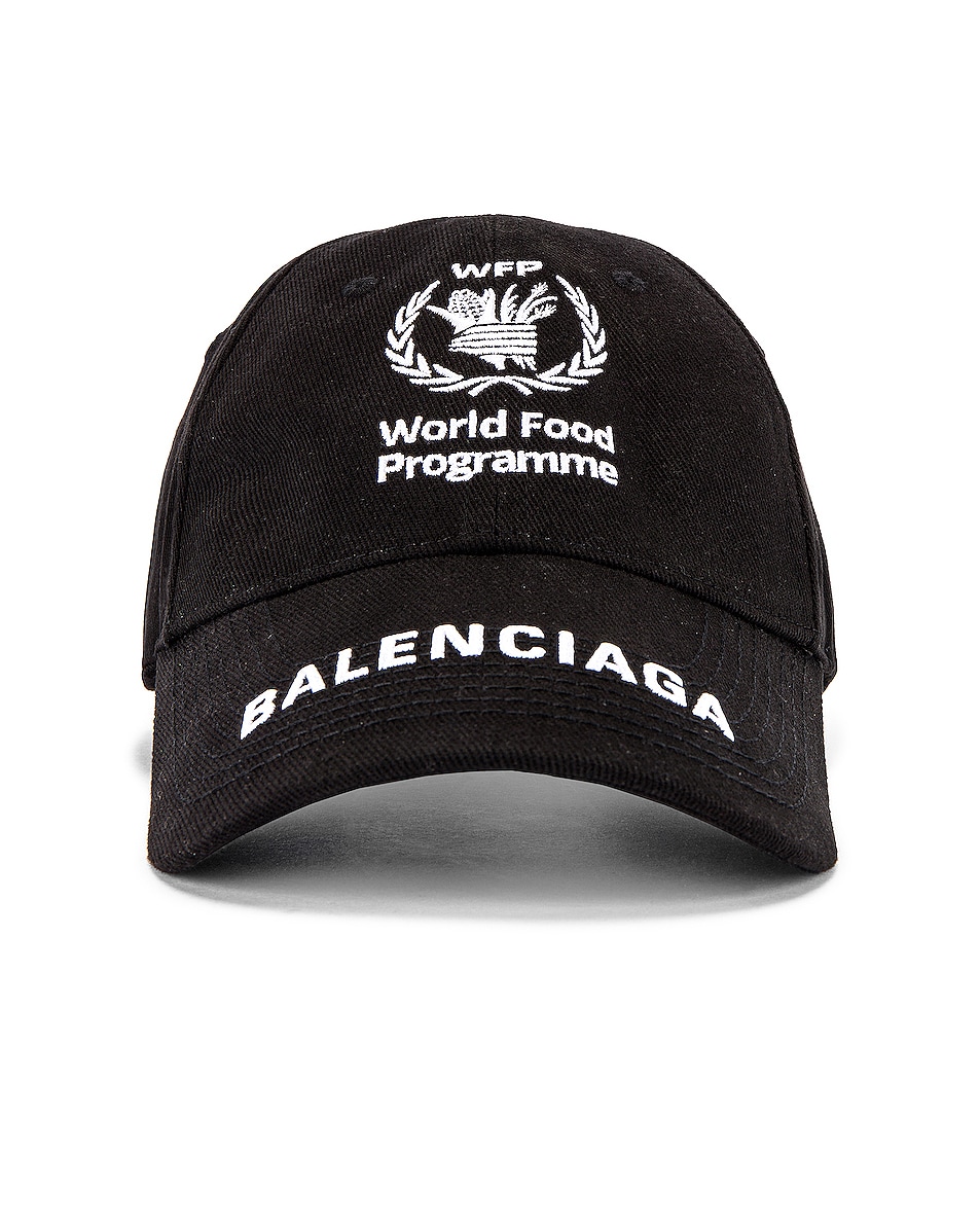 Image 1 of Balenciaga Baseball Cap in Black
