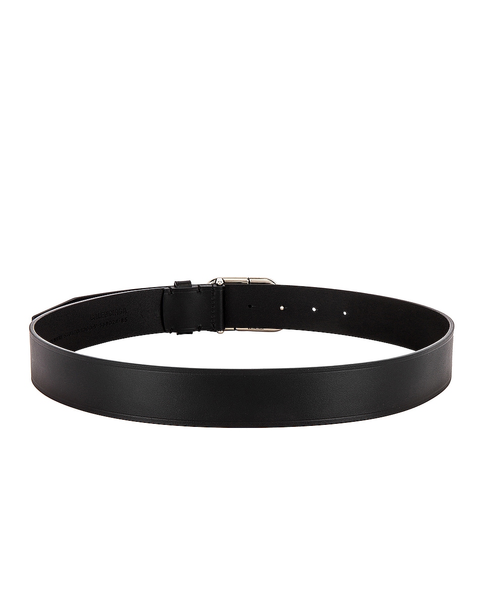 Balenciaga BB Large Belt in Black | FWRD