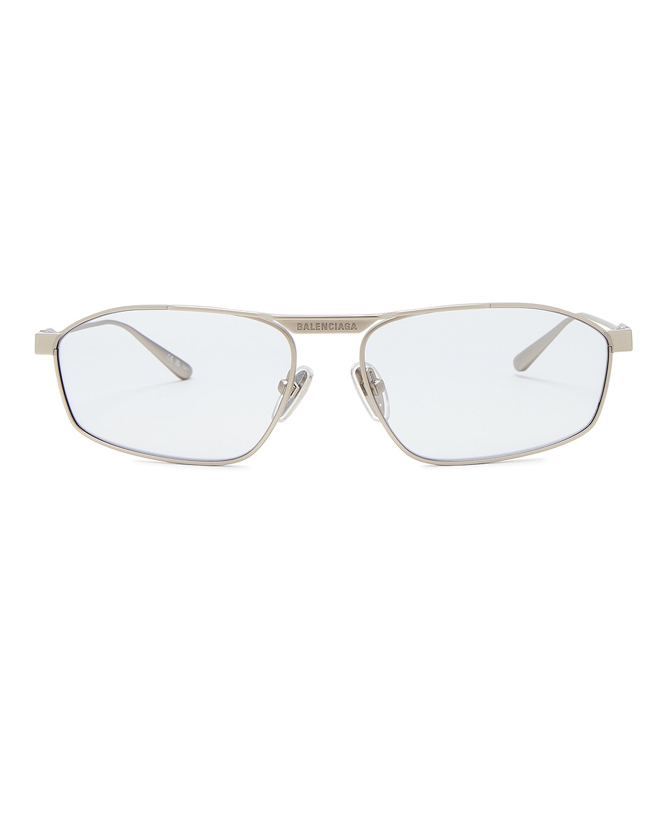 Image 1 of Balenciaga Tag 3.0 Sunglasses in Matte Silver