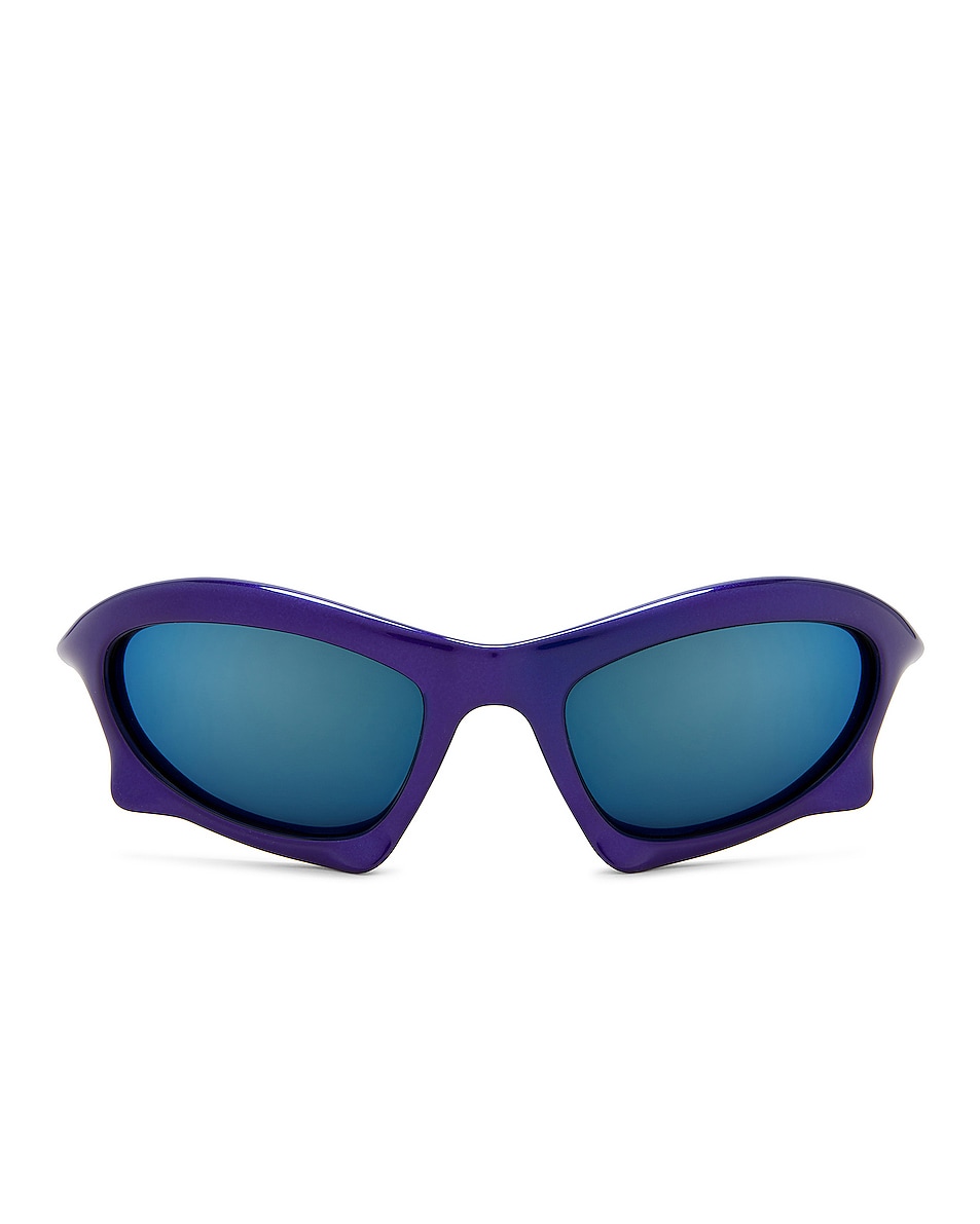 Image 1 of Balenciaga Bat Sunglasses in Blue